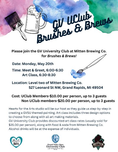 GV UClub Brushes & Brews